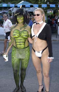 Body Painting 2004 photo - Duval Street, Key West